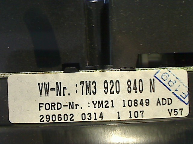 INSTRUMENTENTAFEL