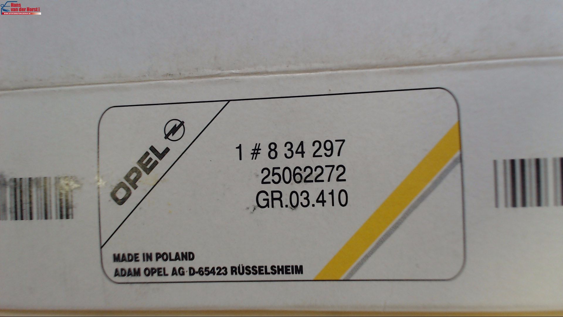 LUFTFILTER ORIGINAL GM