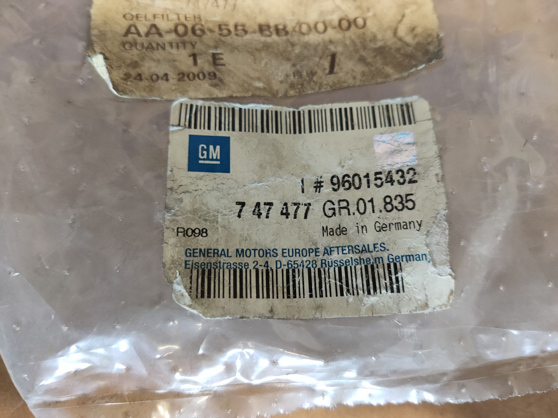ÖLFILTER AUTOMATIKGETRIEBE