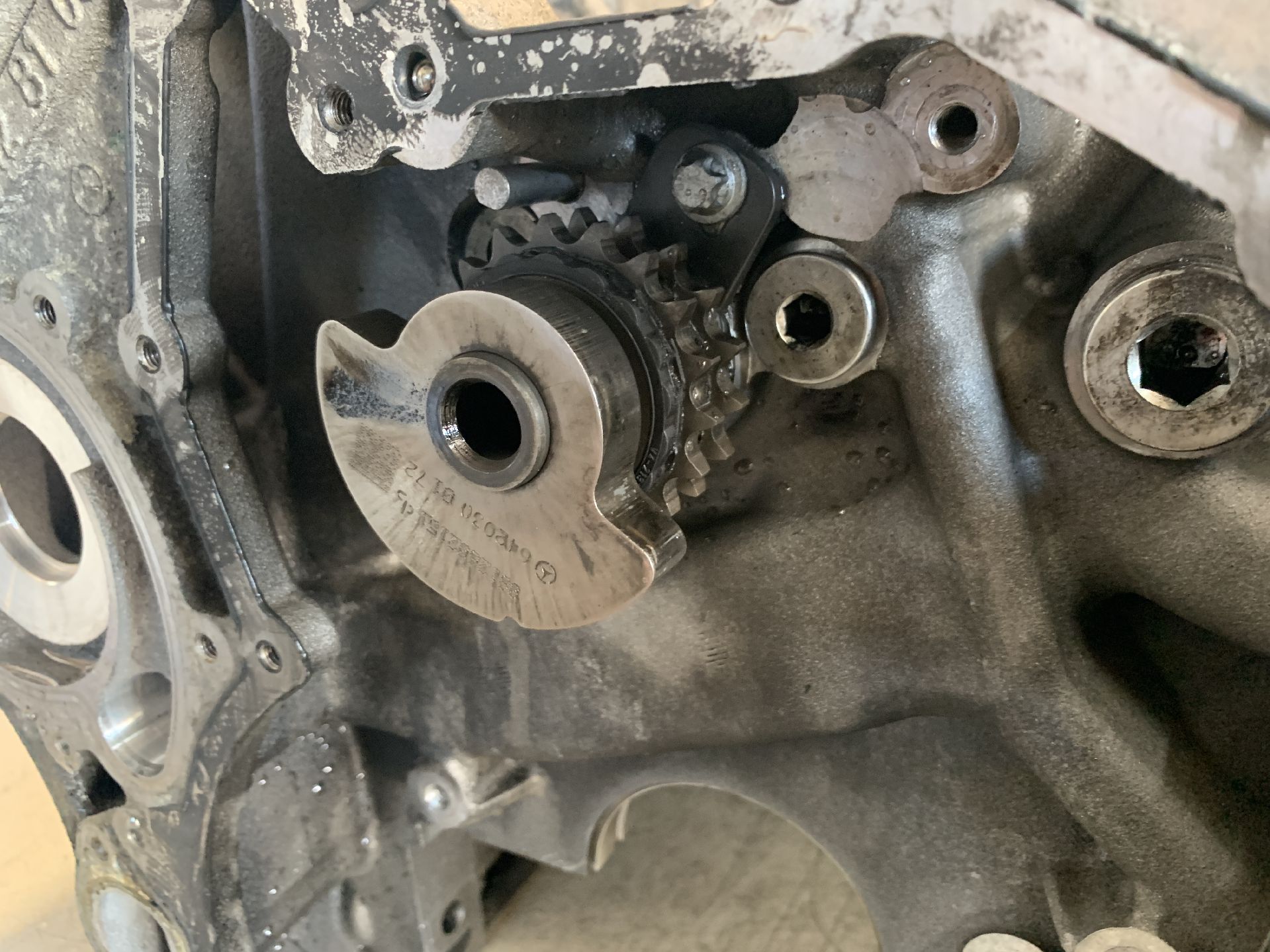 Motorblock ohne Anbauteile