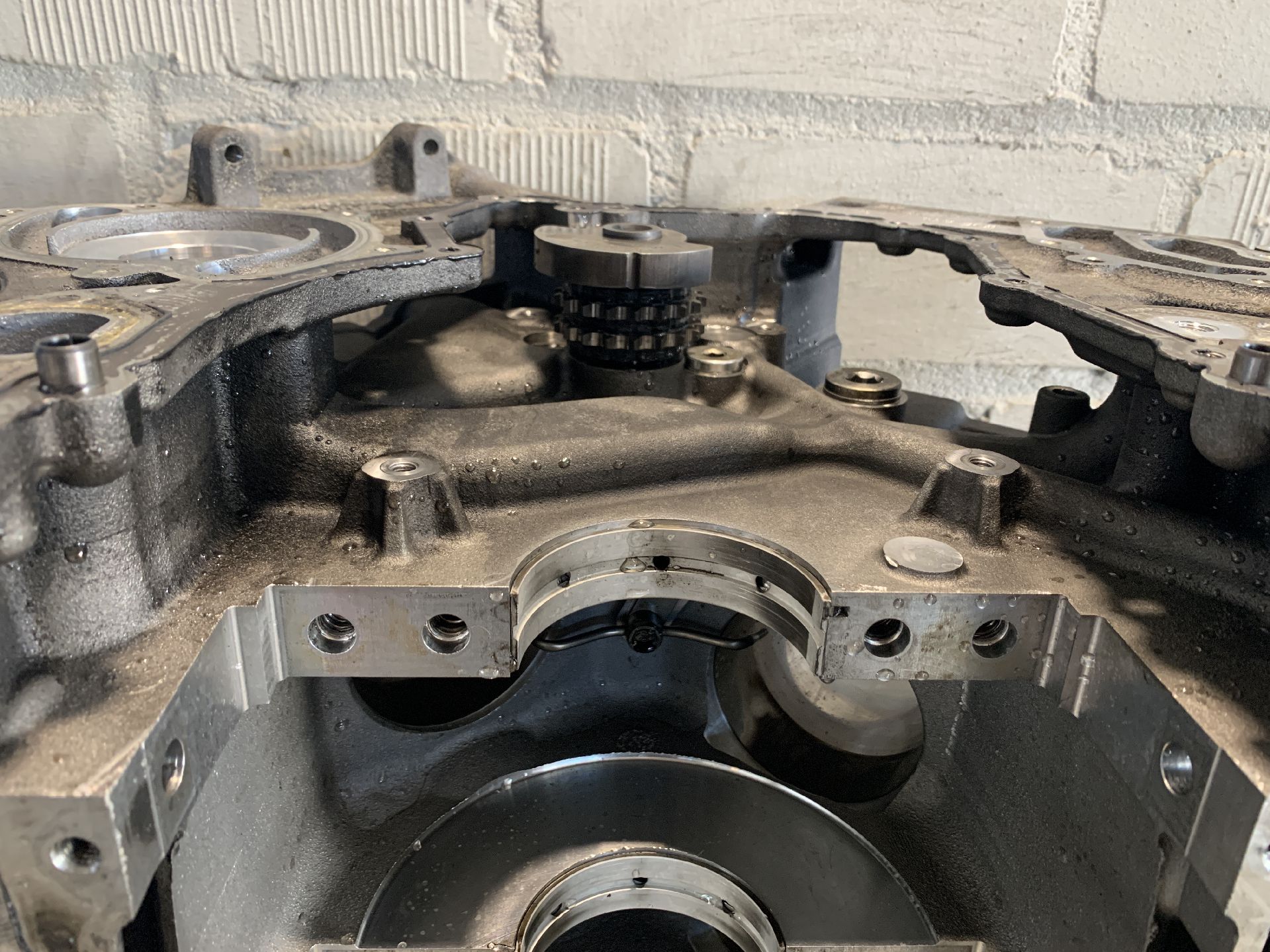 Motorblock ohne Anbauteile