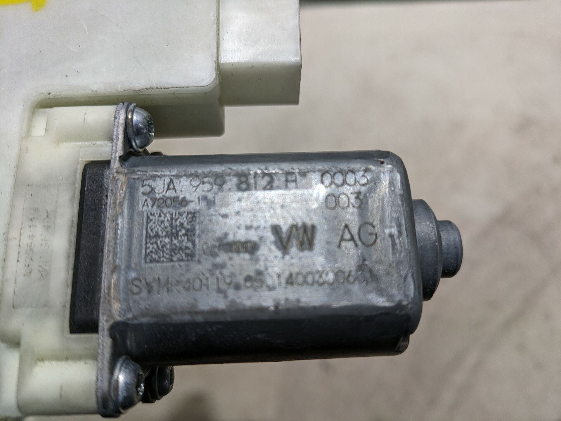 Fensterhebermotor Tür Rechts Hinten