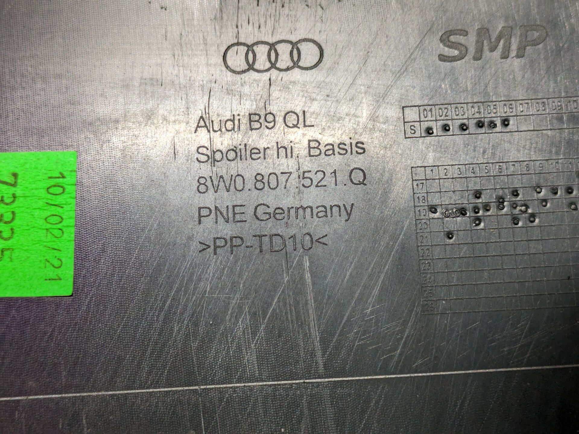 Stoßstange Spoiler Hinten
