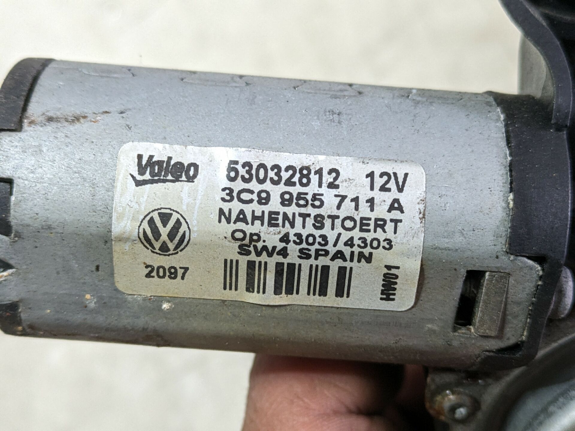 Scheibenwischermotor Hinten