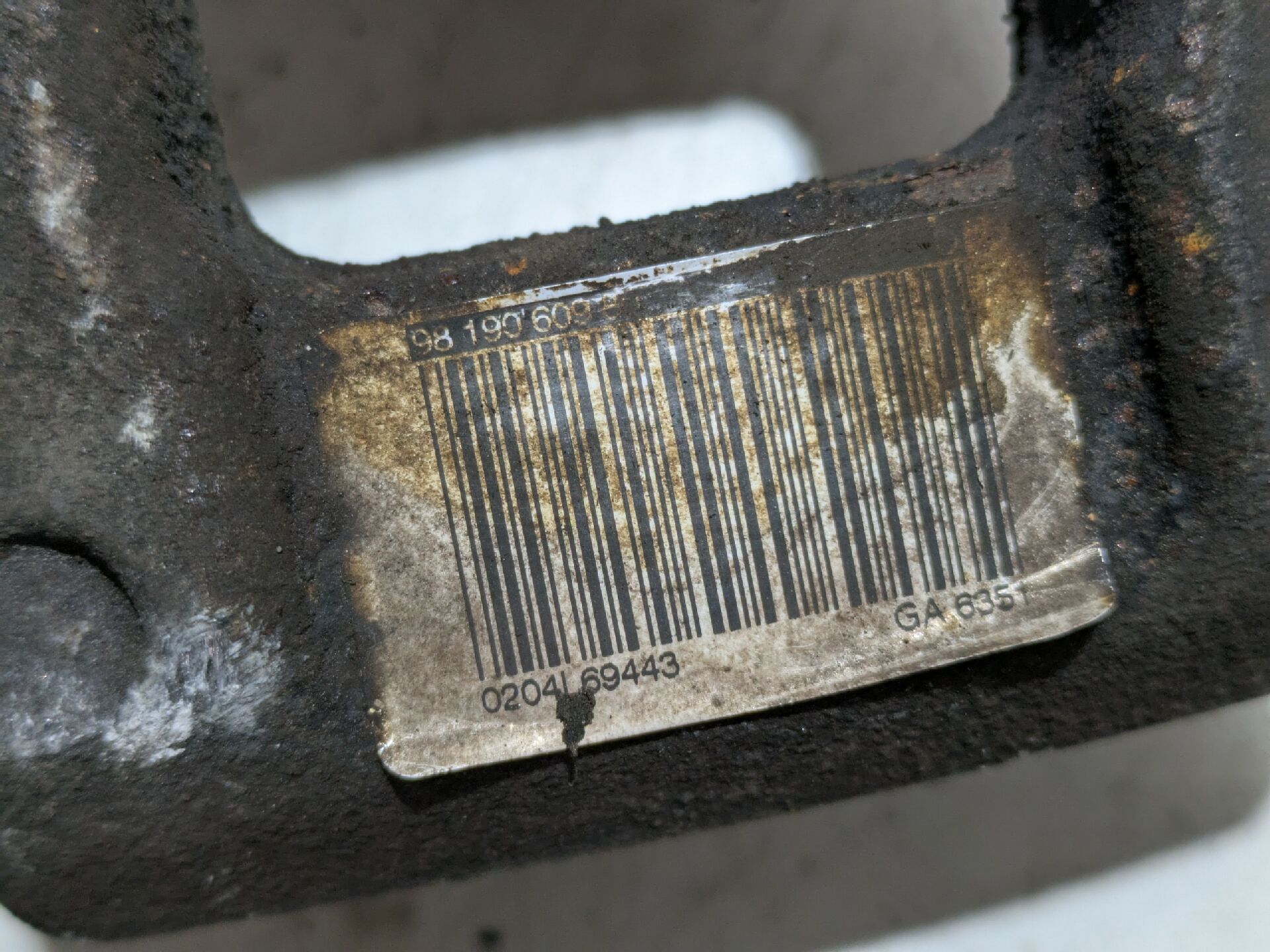 Bremssattel Rechts Hinten