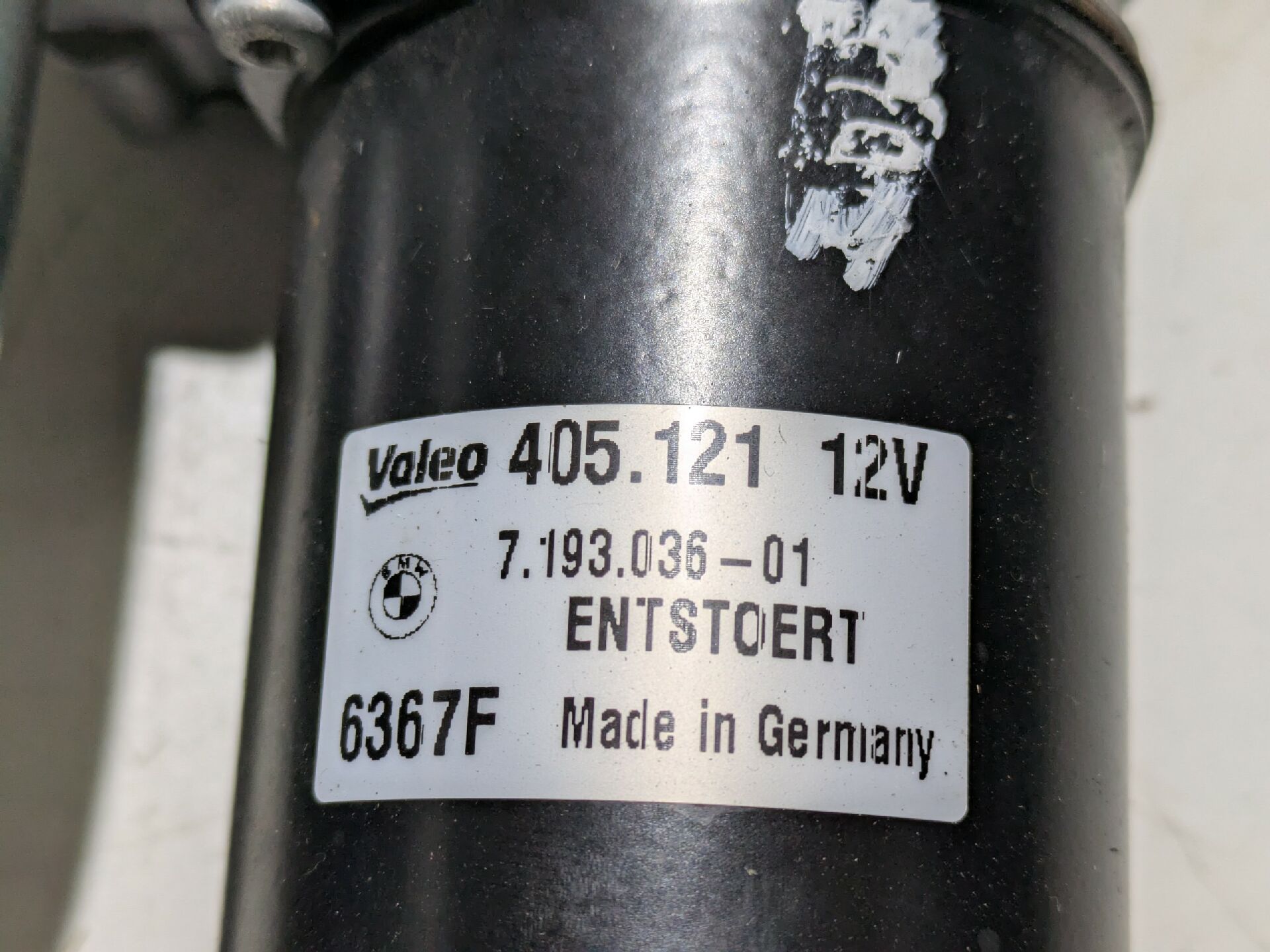 Scheibenwischergestänge mit Motor Vorne