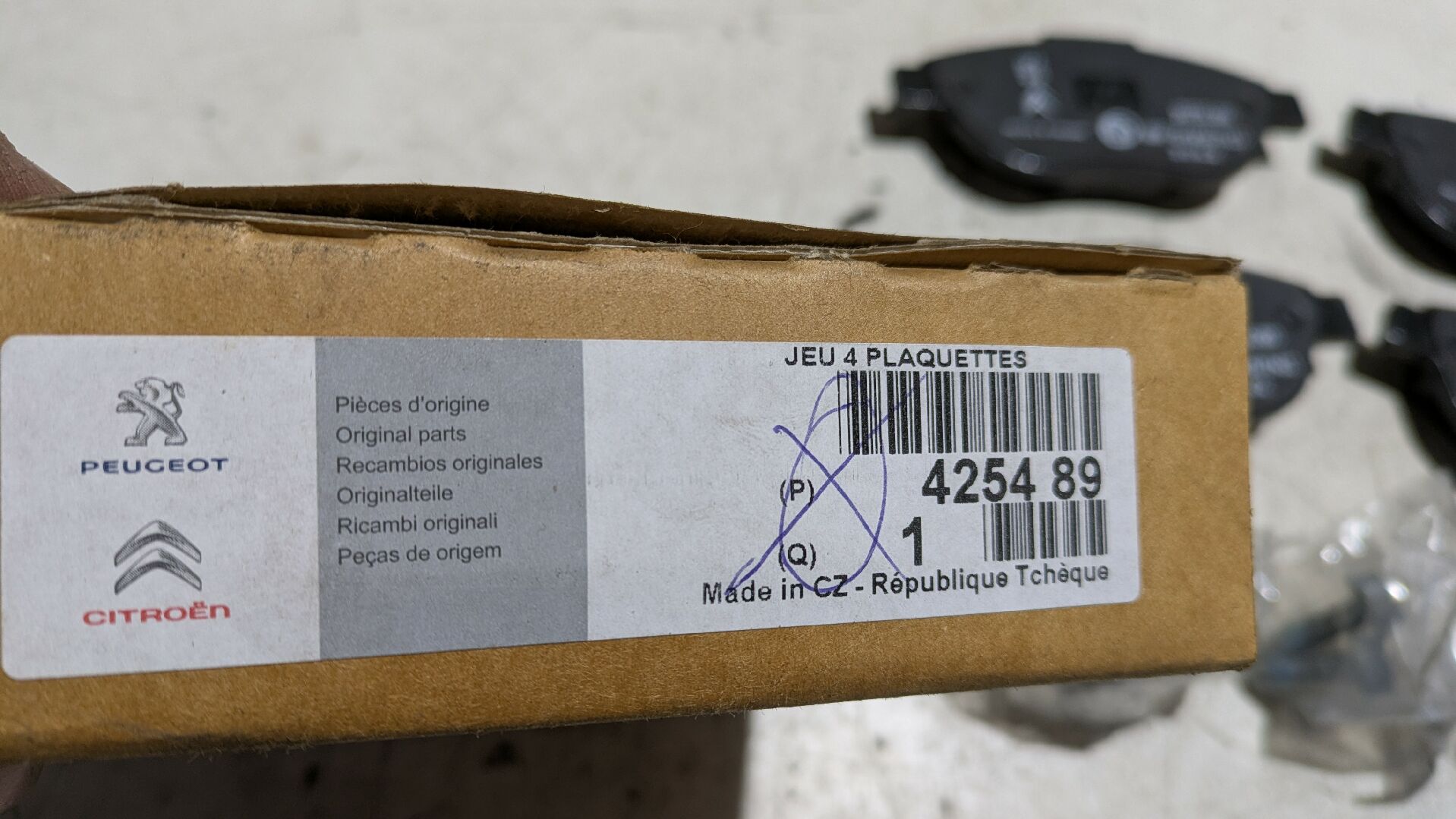 Bremsbeläge Vorne