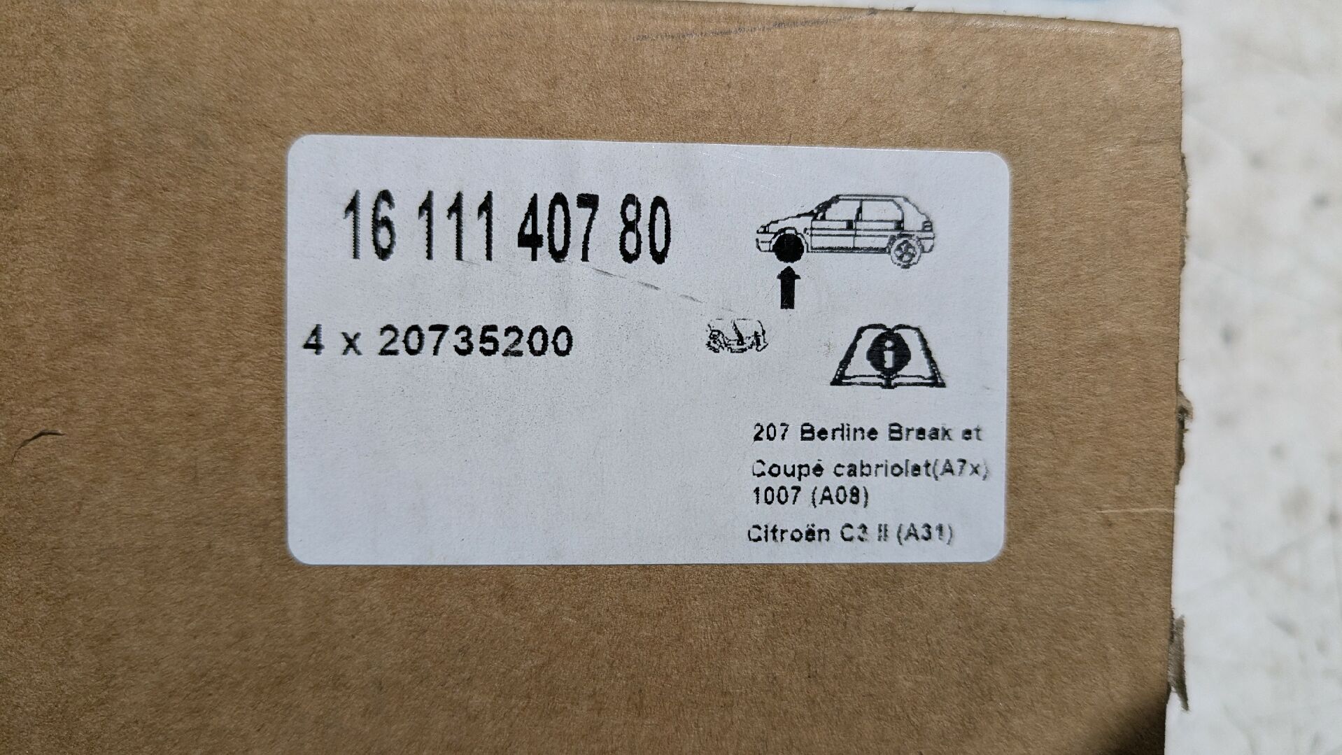 Bremsbeläge Vorne