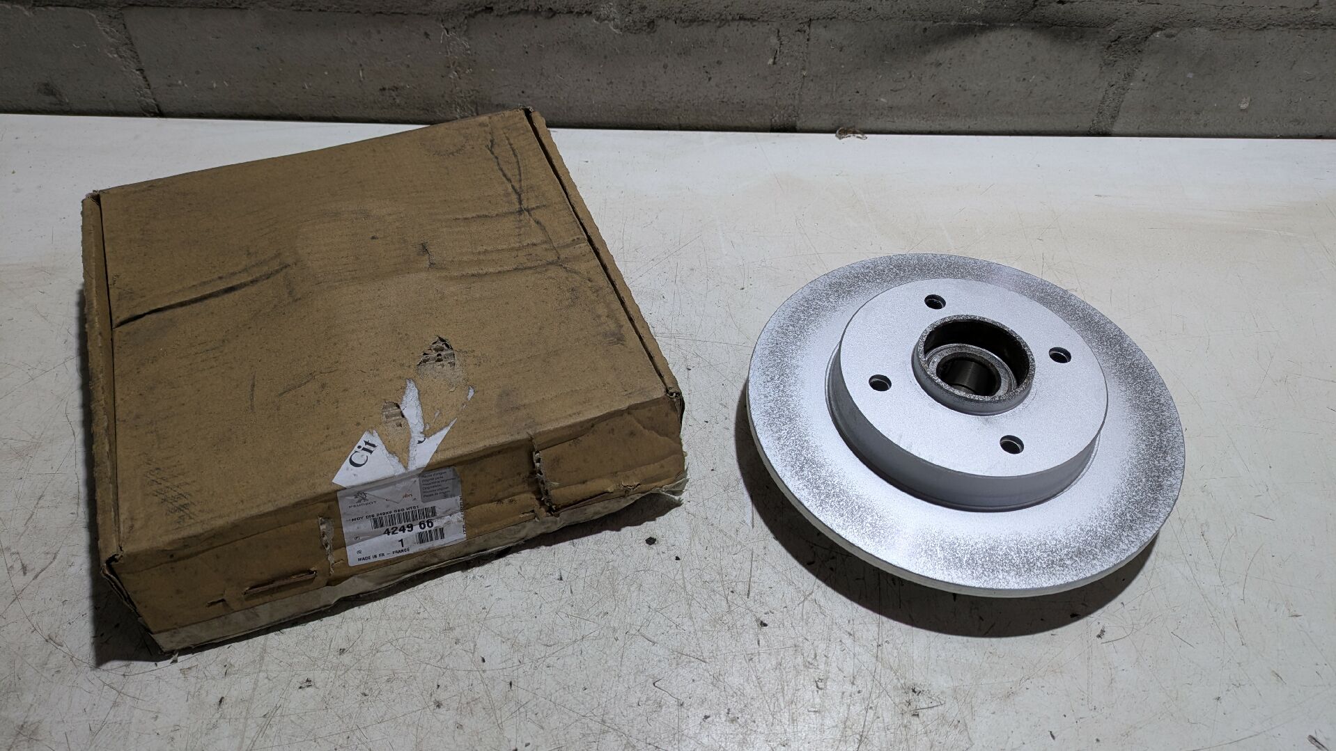 Bremsscheibe mit Radlager Links Hinten