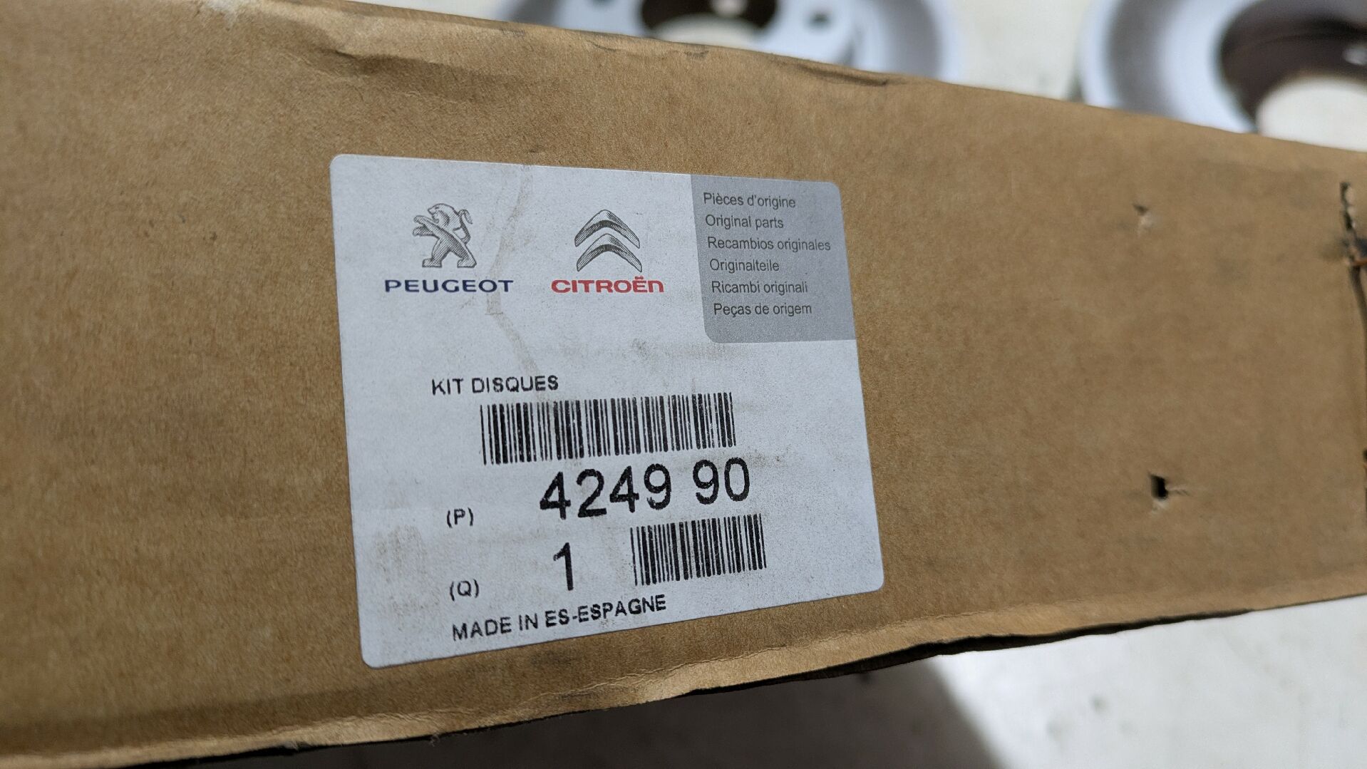 Bremsscheiben Satz Hinten