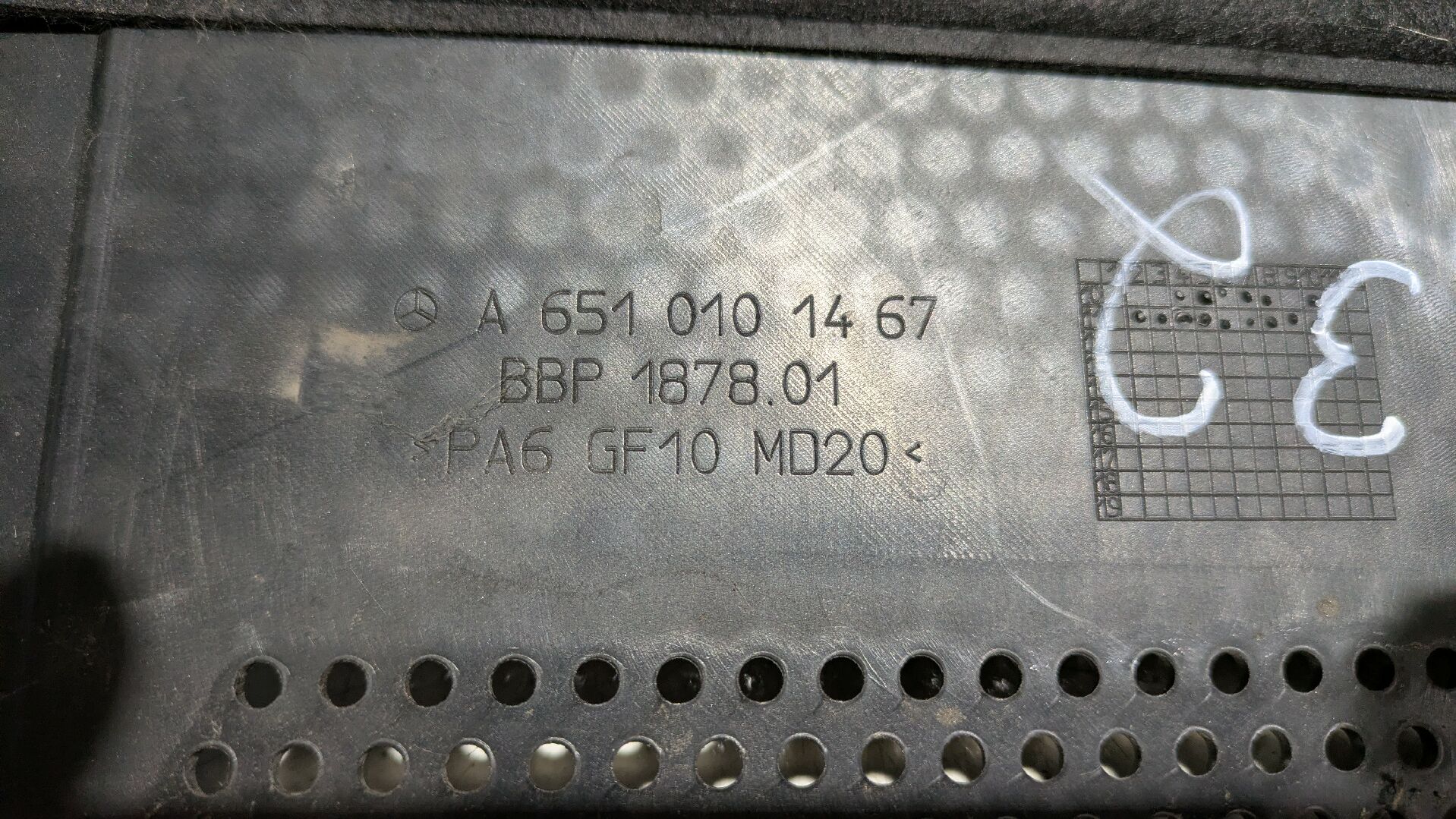 Motorabdeckung