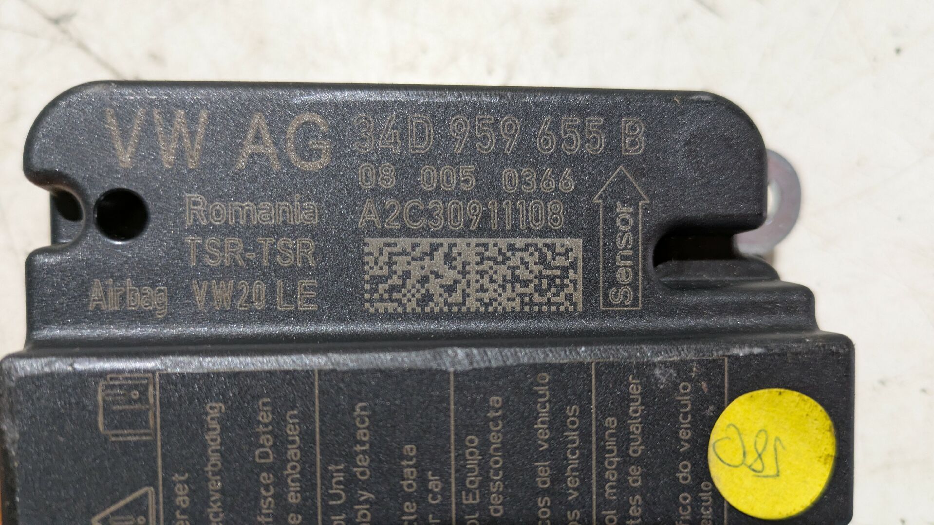 Steuergerät Airbag